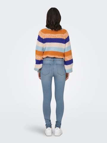 ONLY Skinny Jeans 'LUNA' in Blauw