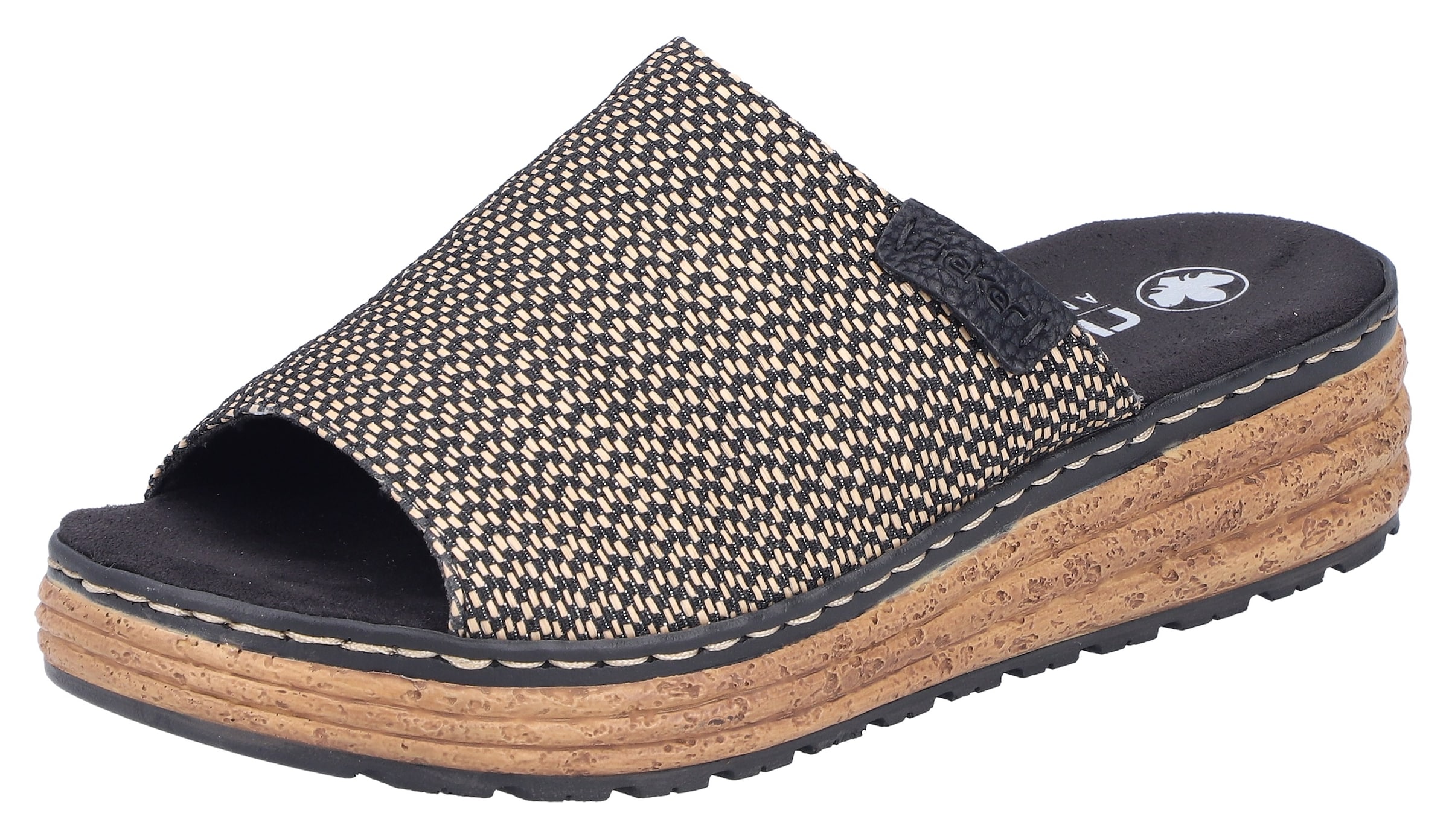 Rieker Mules in Beige / Black, Item view