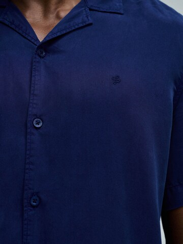 Salsa Jeans Regular fit Button Up Shirt in Blue