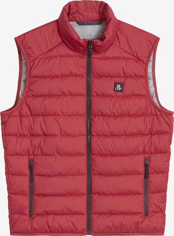Gilet Marc O'Polo en rouge : devant