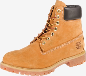 TIMBERLAND Lace-up boots 'AF 6IN PREMIUM' in Brown: front