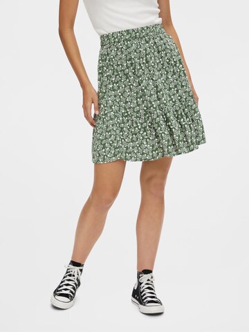 PIECES Skirt 'Rebecca' in Green: front