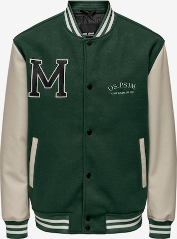 Only & Sons Between-Season Jacket 'Jay' in Green: front
