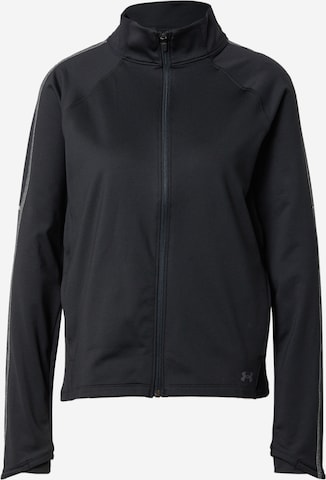 UNDER ARMOUR Sportsweatjacke in Schwarz: predná strana