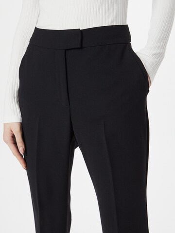 COMMA Regular Pleat-Front Pants in Black