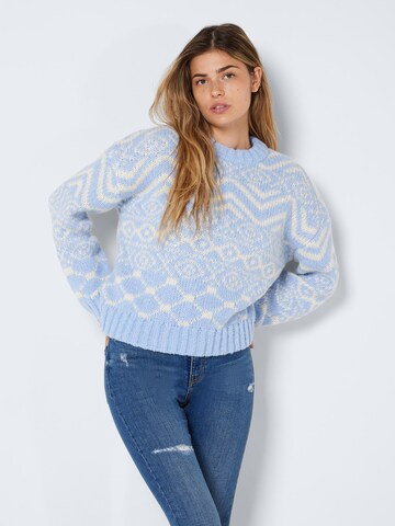 Noisy may Pullover 'NATTY' in Blau: Vorderseite