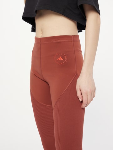 Evazați Pantaloni sport 'Truestrength ' de la ADIDAS BY STELLA MCCARTNEY pe maro