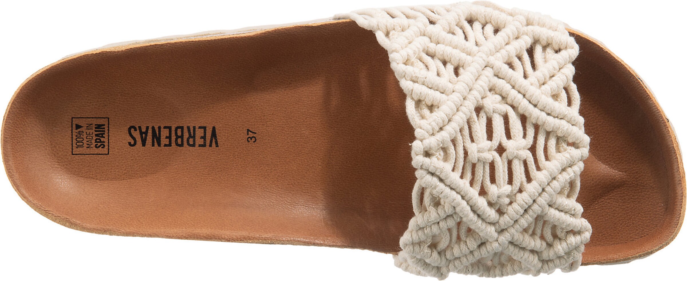 VERBENAS Mules 'Raga' in Beige