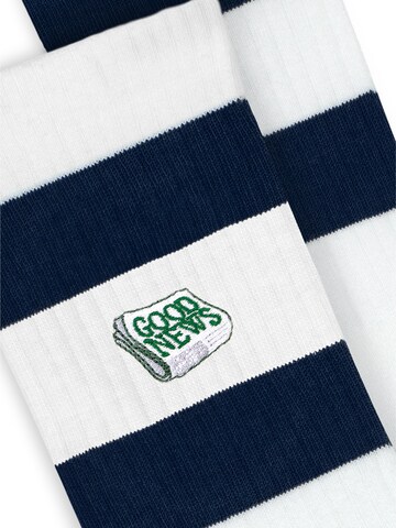 A-dam Socks 'Good-News' in White