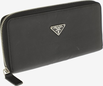 PRADA Small Leather Goods in One size in Black: front