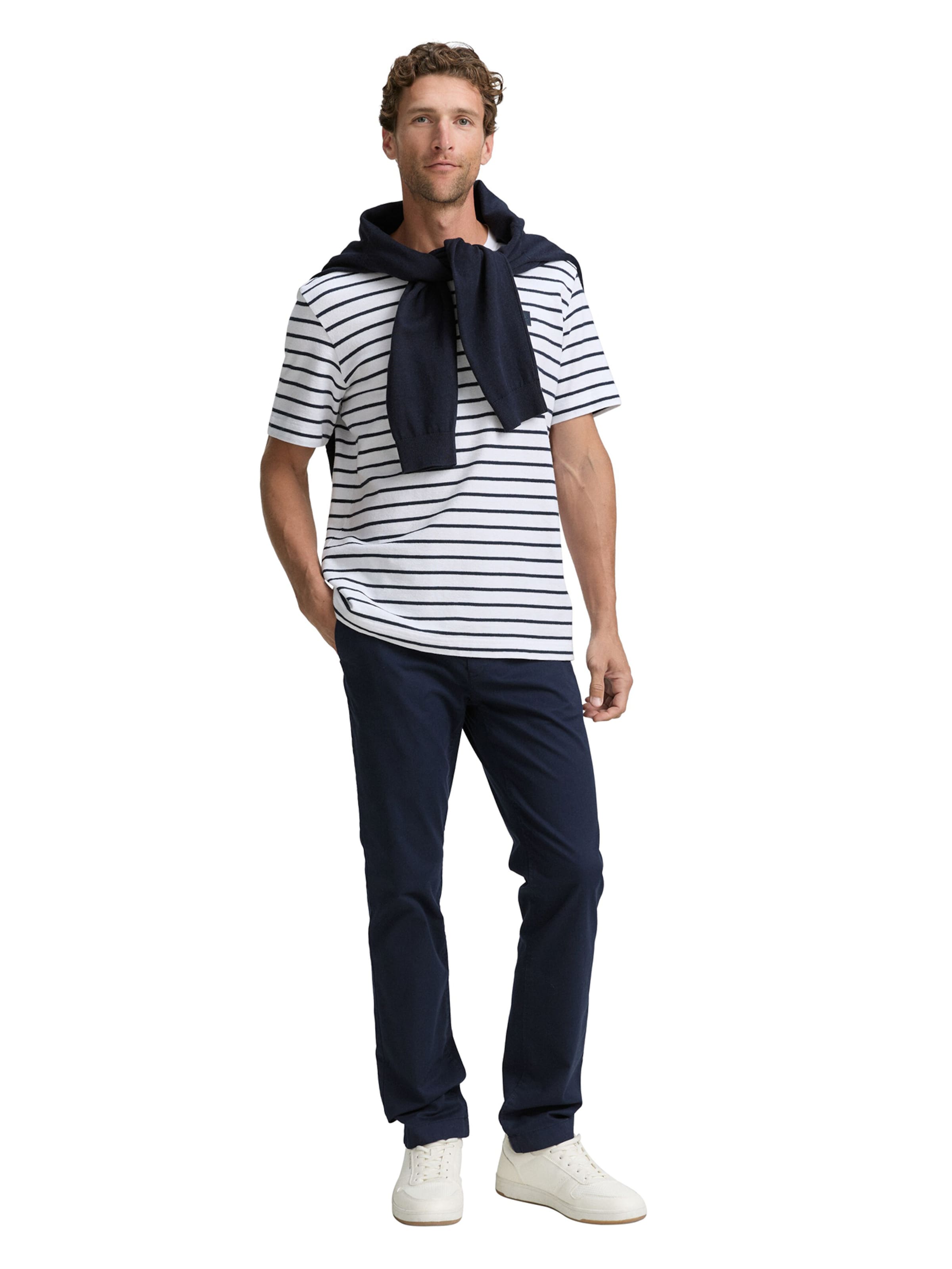 TOM TAILOR - regular Pantalón chino en azul