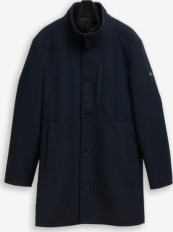 Manteau mi-saison TOM TAILOR en bleu : devant
