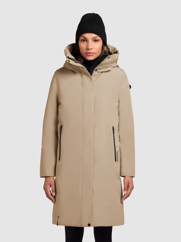 khujo Vinterkappa 'Nellen' i beige: framsida