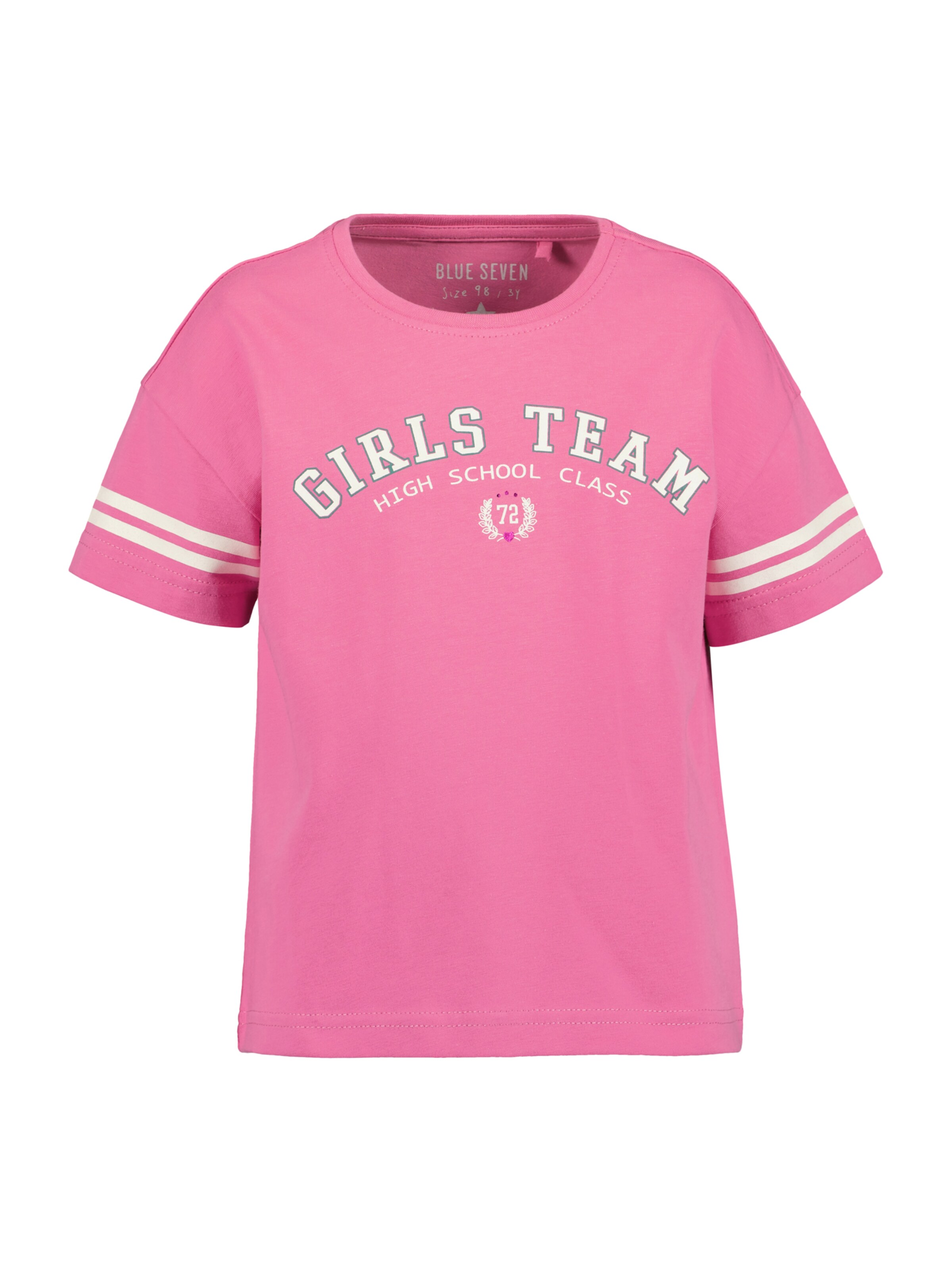 BLUE SEVEN Тениска в розово: отпред