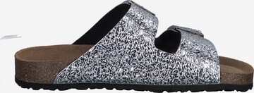 TAMARIS Mules in Silver