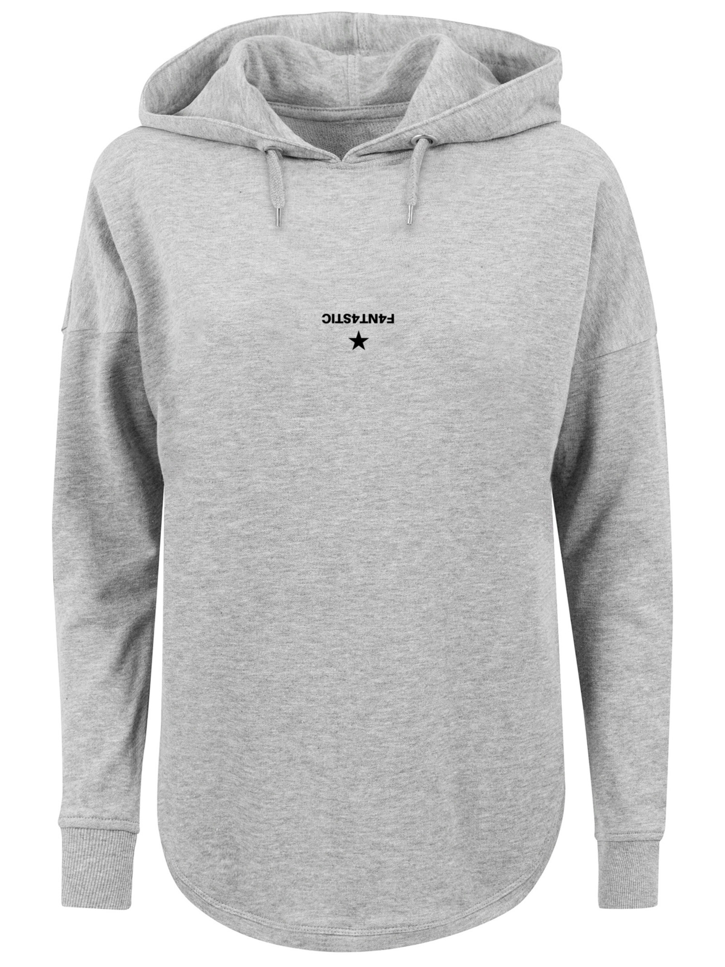 Sweat-shirt 'Blumen' F4NT4STIC en gris : devant