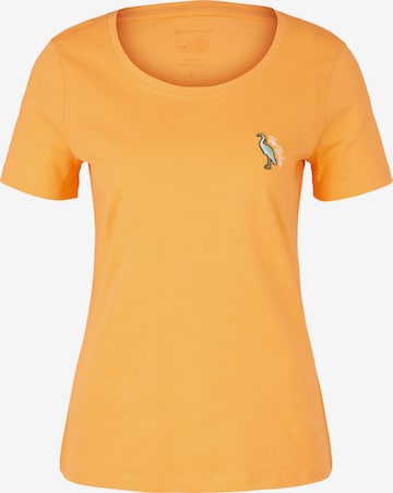 TOM TAILOR T-Shirt in Orange: predná strana