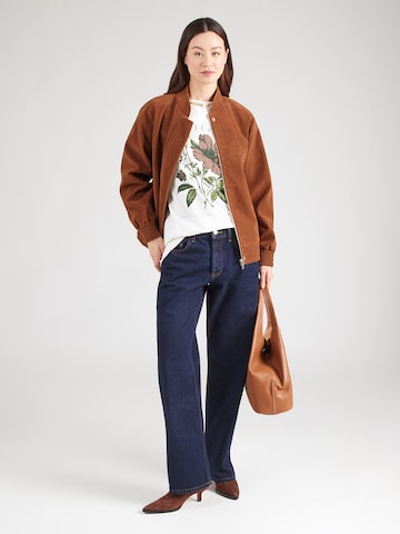 VERO MODA Футболка оверсайз в Белый