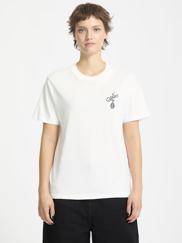 T-shirt 'RADICAL DAZE UP' Volcom en blanc : devant