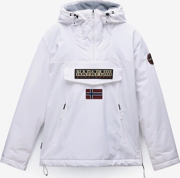 NAPAPIJRI Prechodná bunda 'Rainforest' - Biela: predná strana