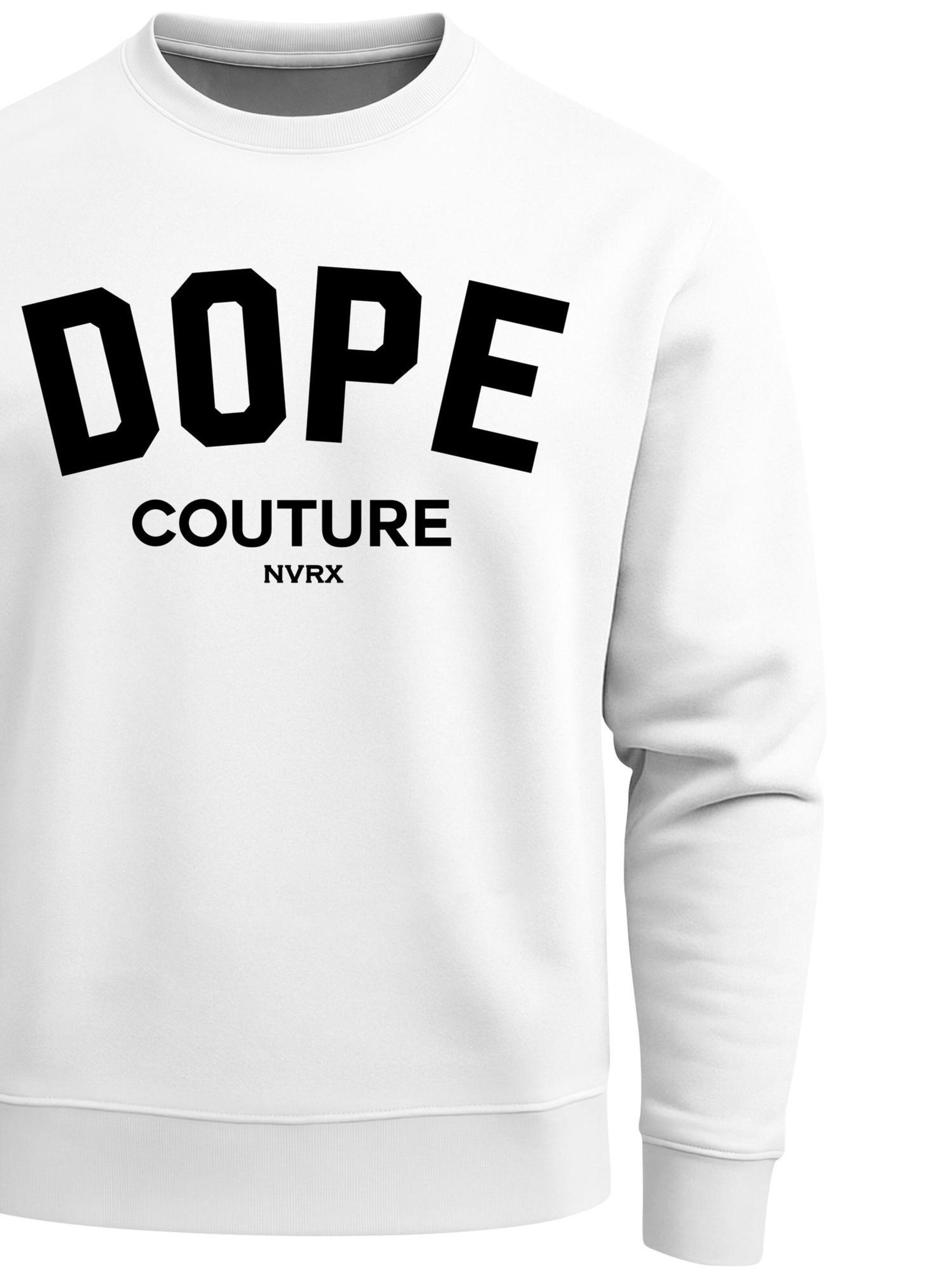 Neverless Sweatshirt 'Dope Couture'‌‌ in Weiß