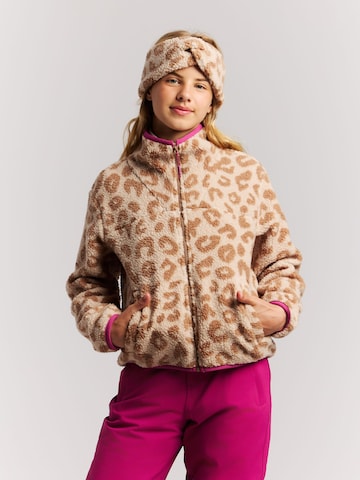 PROTEST Fleece jas 'PRTBlond JR' in Bruin