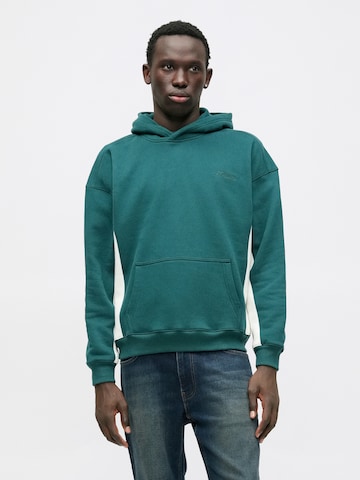 HOLLISTER Mikina - Zelená: predná strana