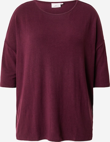 T-shirt 'CARLAMOUR' ONLY Carmakoma en rouge : devant