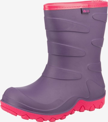 LICO Rubber Boots 'Cirrus' in Purple: front