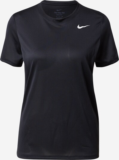 NIKE T-shirt fonctionnel en noir / blanc, Vue avec produit