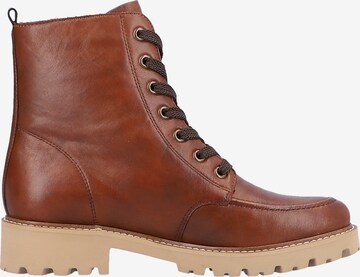 REMONTE Lace-Up Ankle Boots in Brown