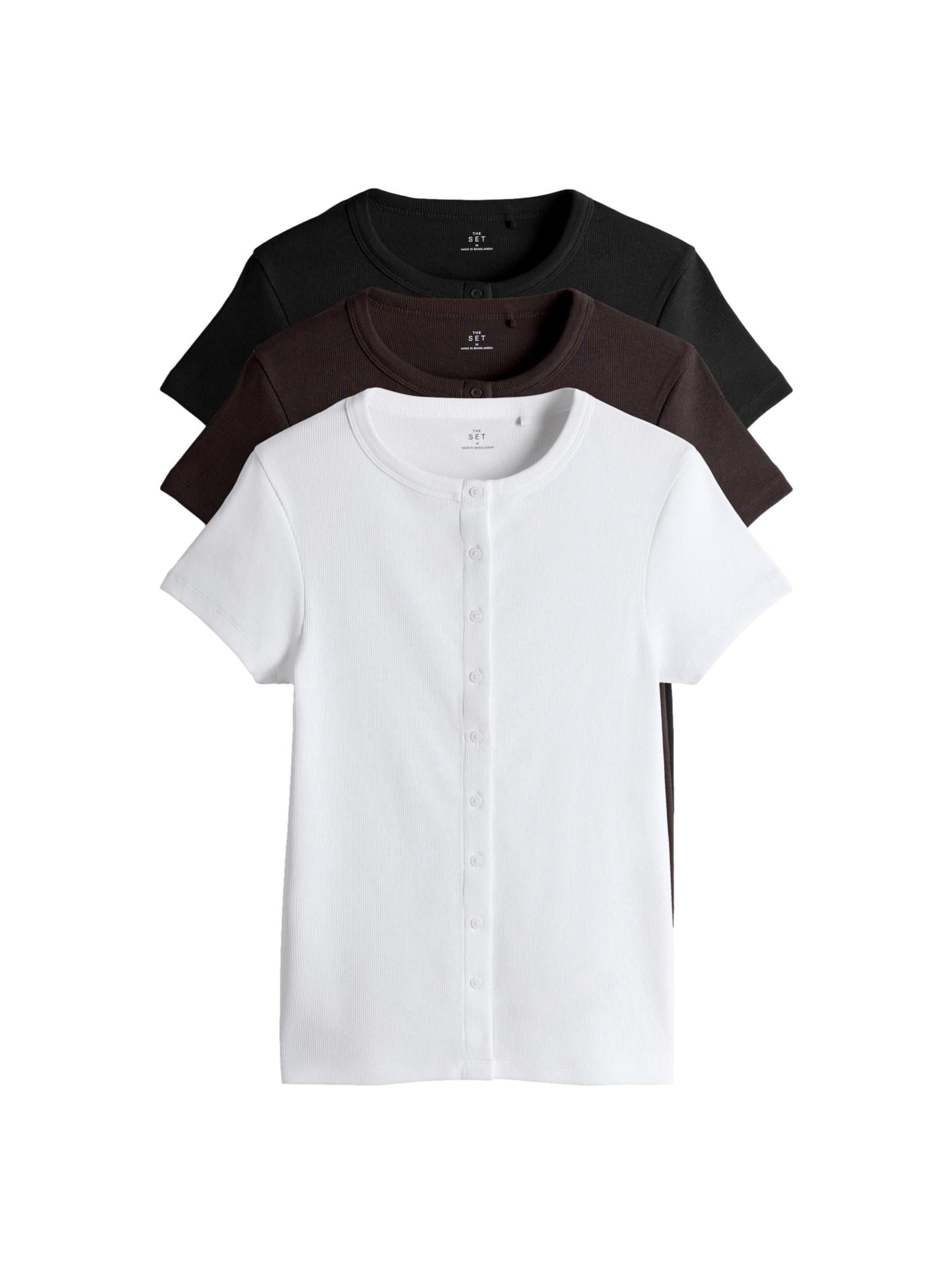 The Set Тениска в кафяво: отпред