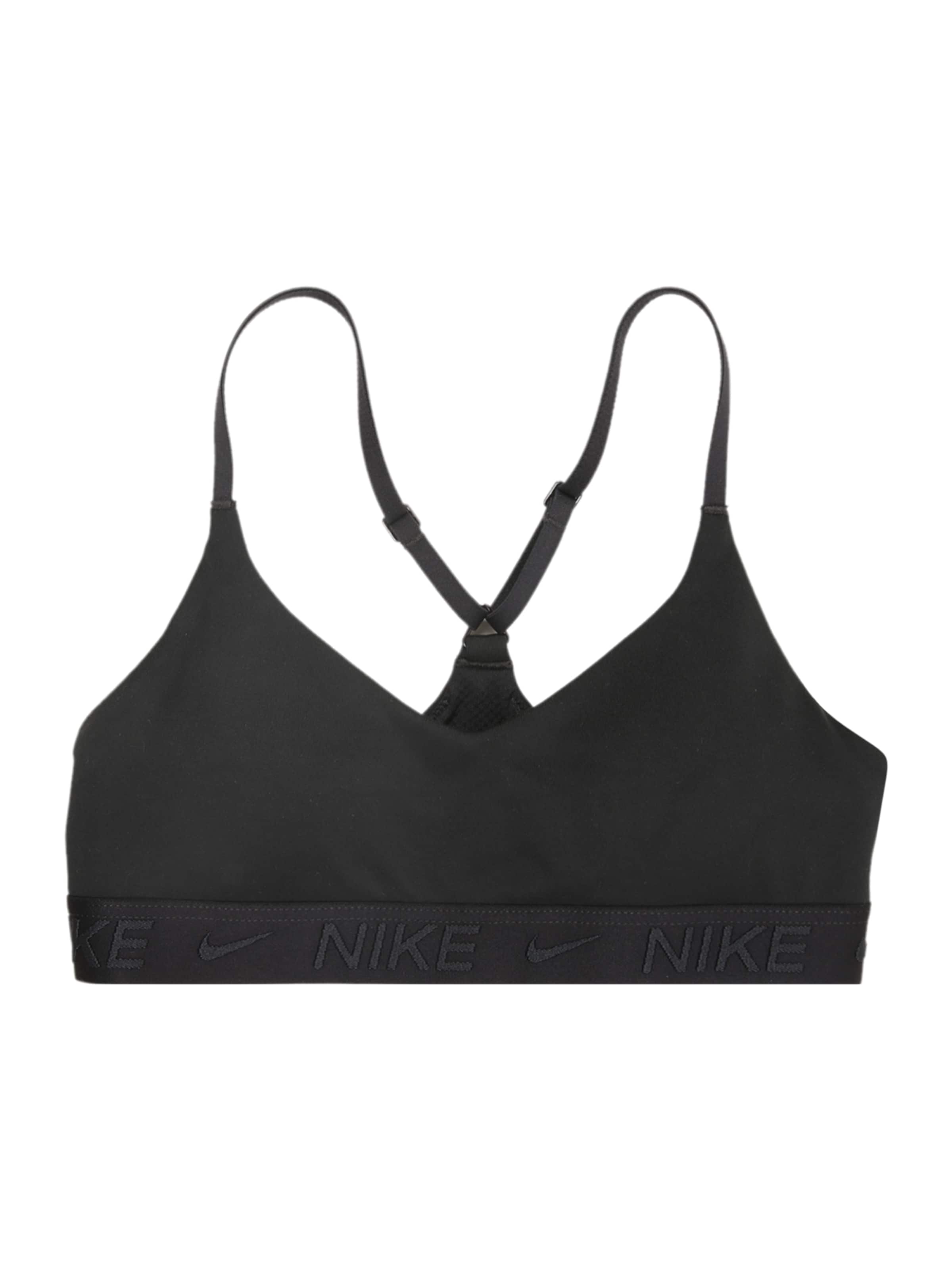 Biancheria intima sportiva 'INDY' di NIKE in nero: frontale