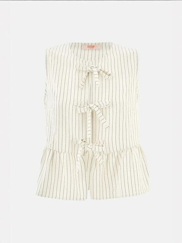 Hiccup Blouse in Wit