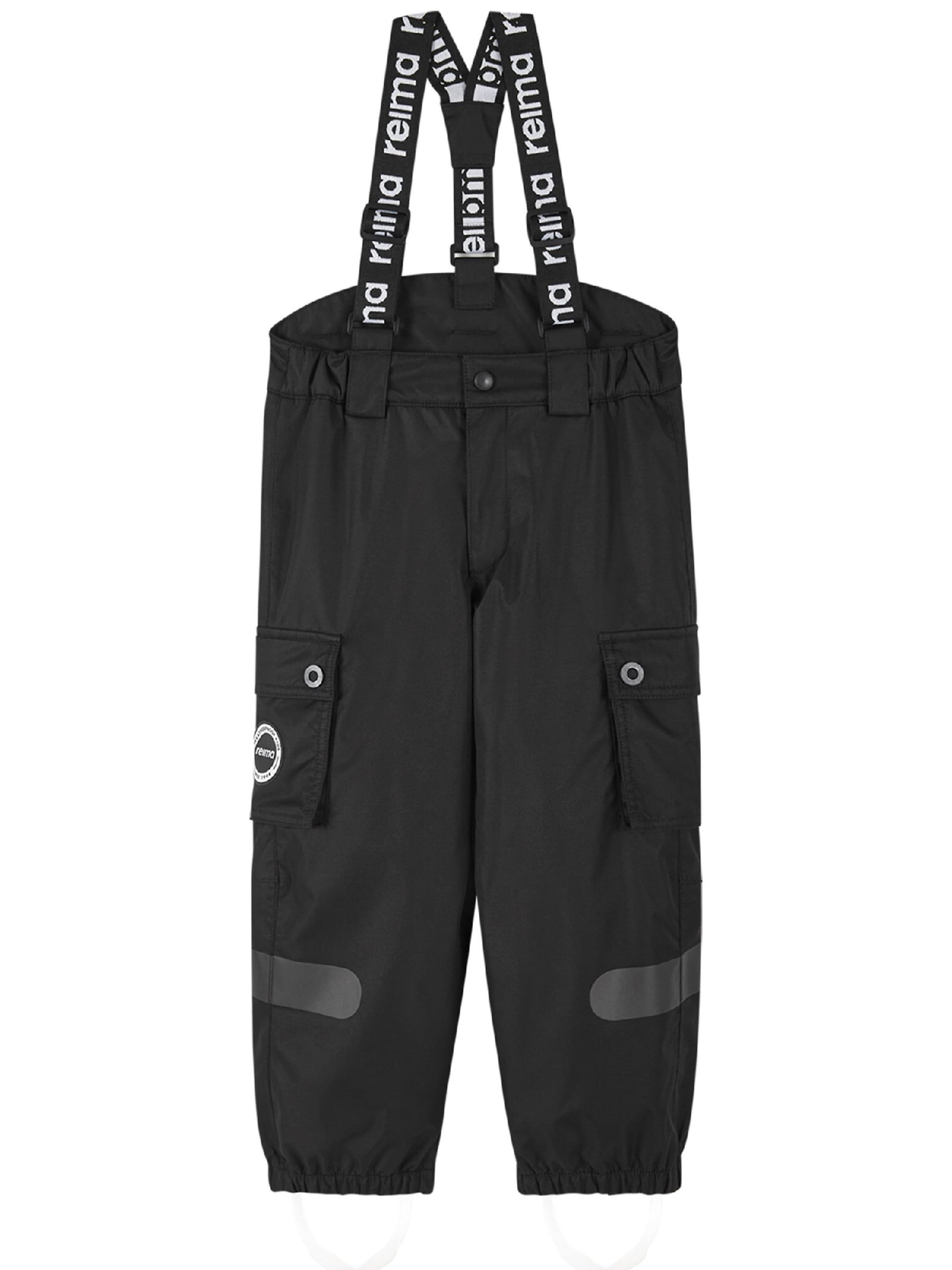 Regular Pantalon d'extérieur ' Tiksi ' Reima en noir : devant