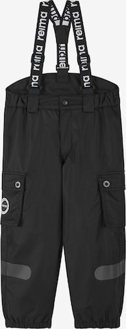 Regular Pantalon d'extérieur ' Tiksi ' Reima en noir : devant