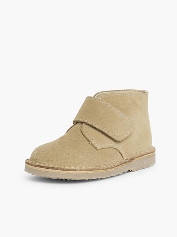 Pisamonas Laarzen in Beige: voorkant
