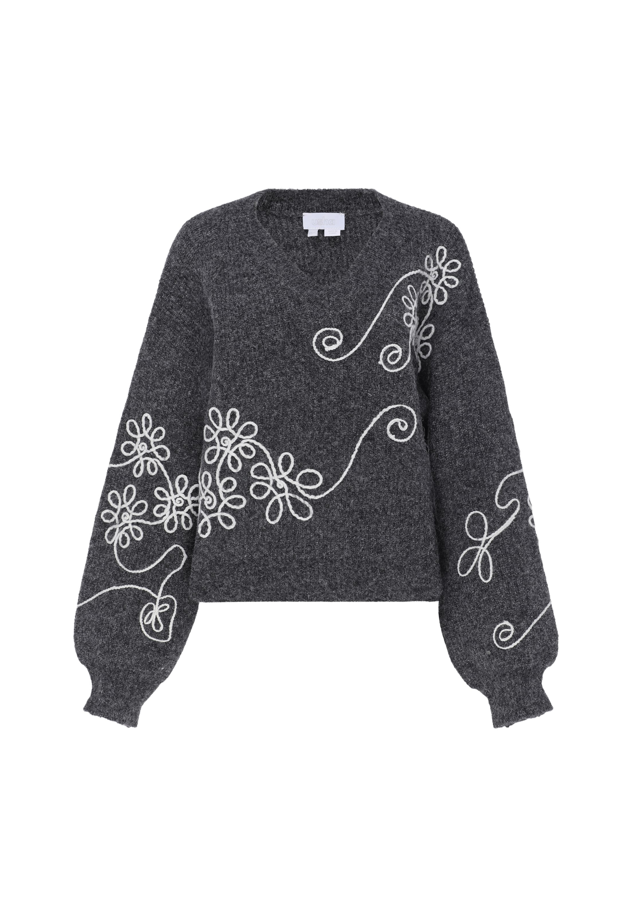 usha WHITE LABEL - Jersey en gris: frente