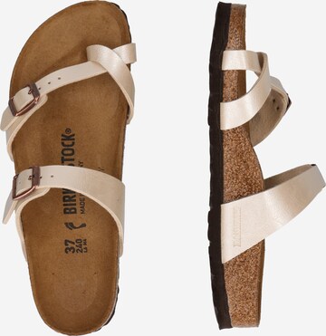 BIRKENSTOCK T-Bar Sandals 'Mayari' in Beige