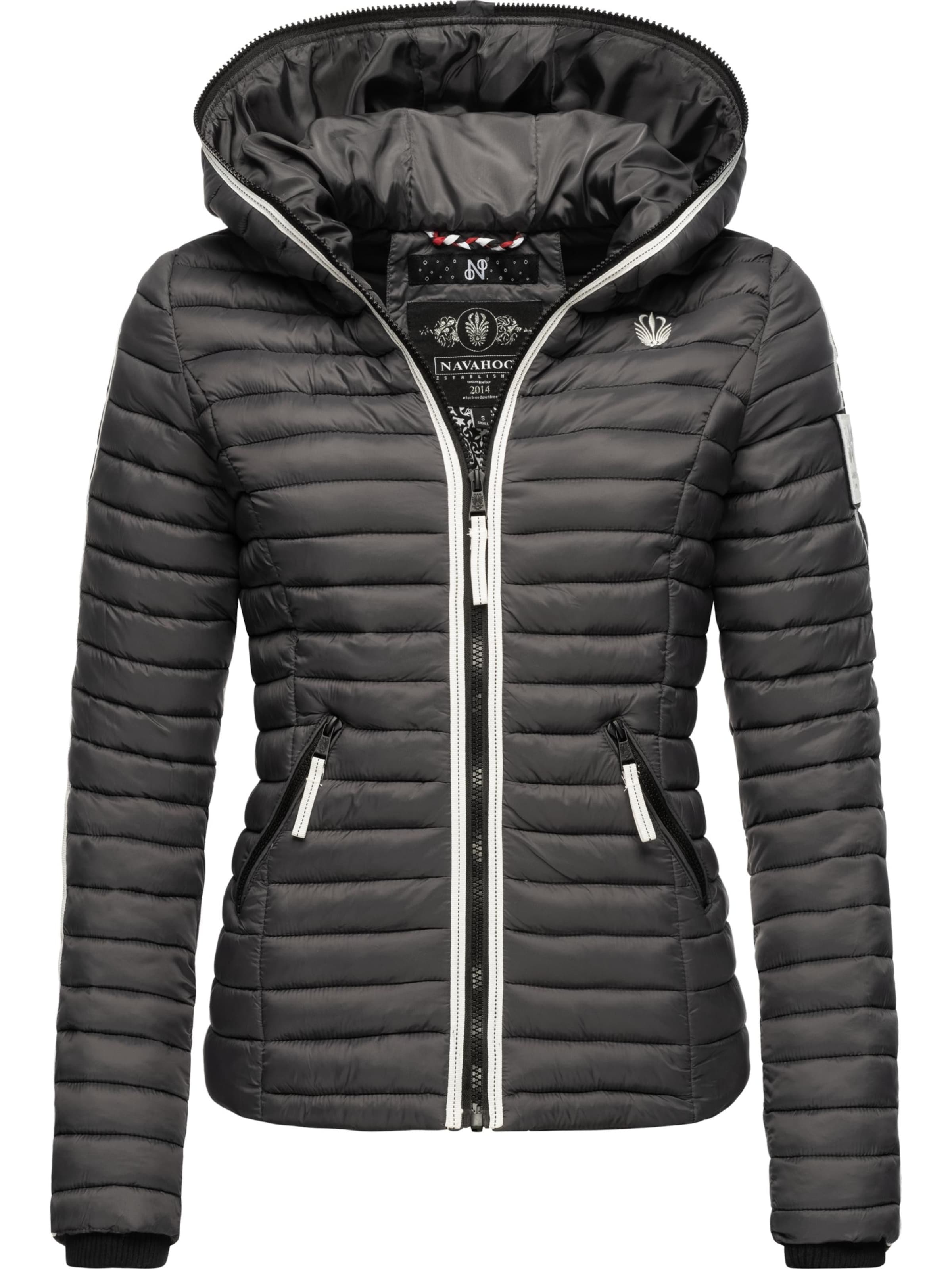 NAVAHOO Övergångsjacka 'Kimuk' i grå: framsida