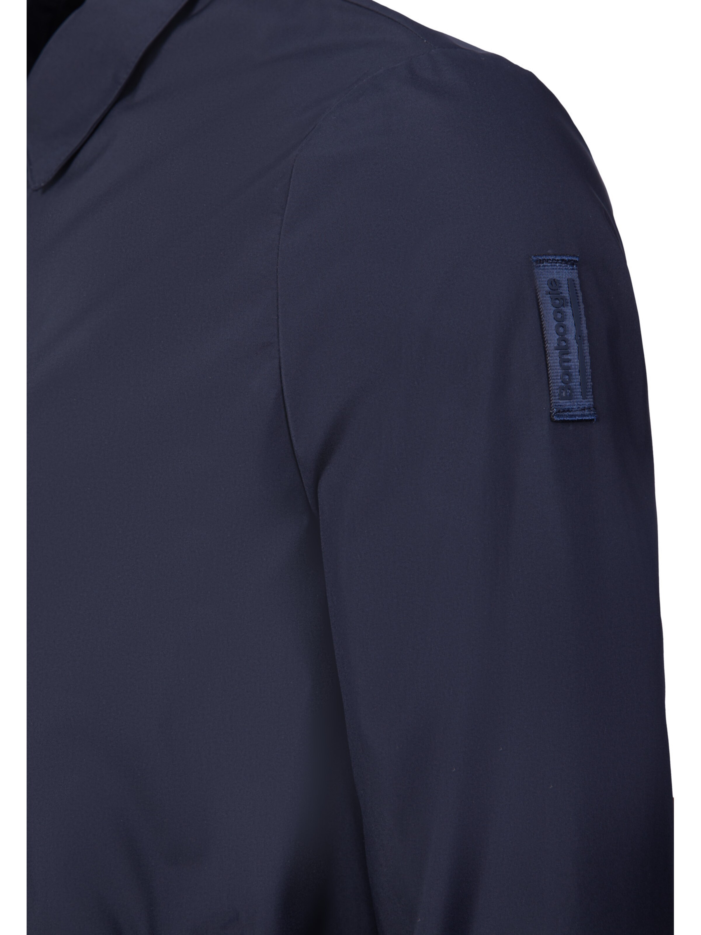 BOMBOOGIE Between-Seasons Coat in Blue