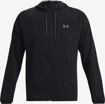 UNDER ARMOUR Athletic Jacket in Black: front