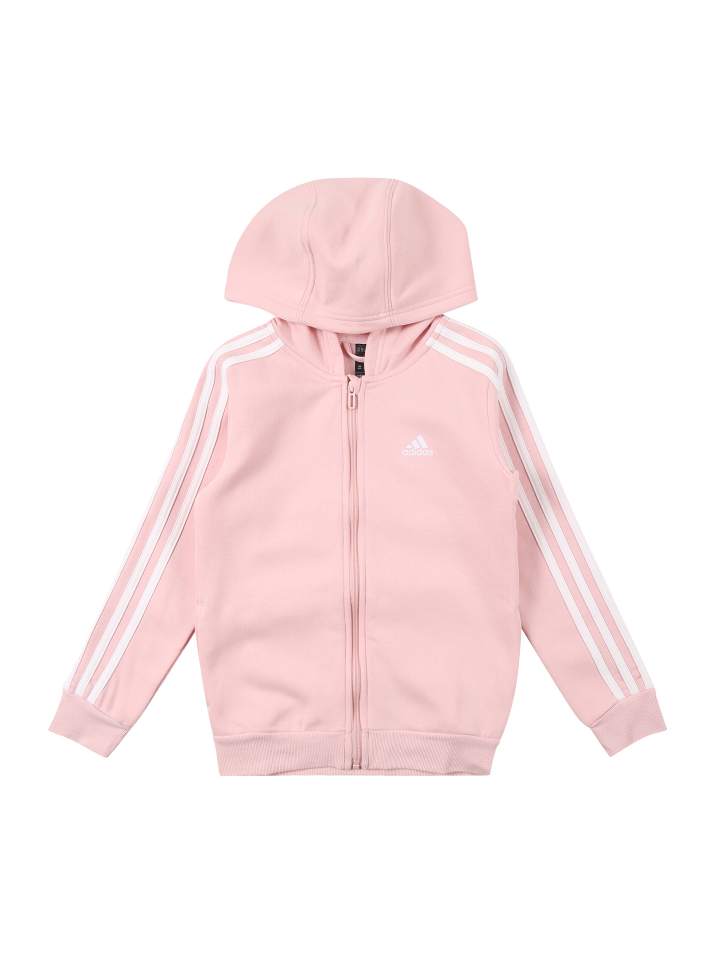 ADIDAS SPORTSWEAR Athletic Zip-Up Hoodie in Pink: front