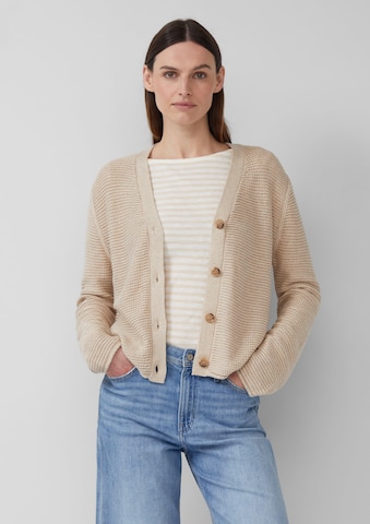 Cardigan s.Oliver en beige : devant