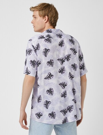 Koton Regular fit Button Up Shirt in Purple