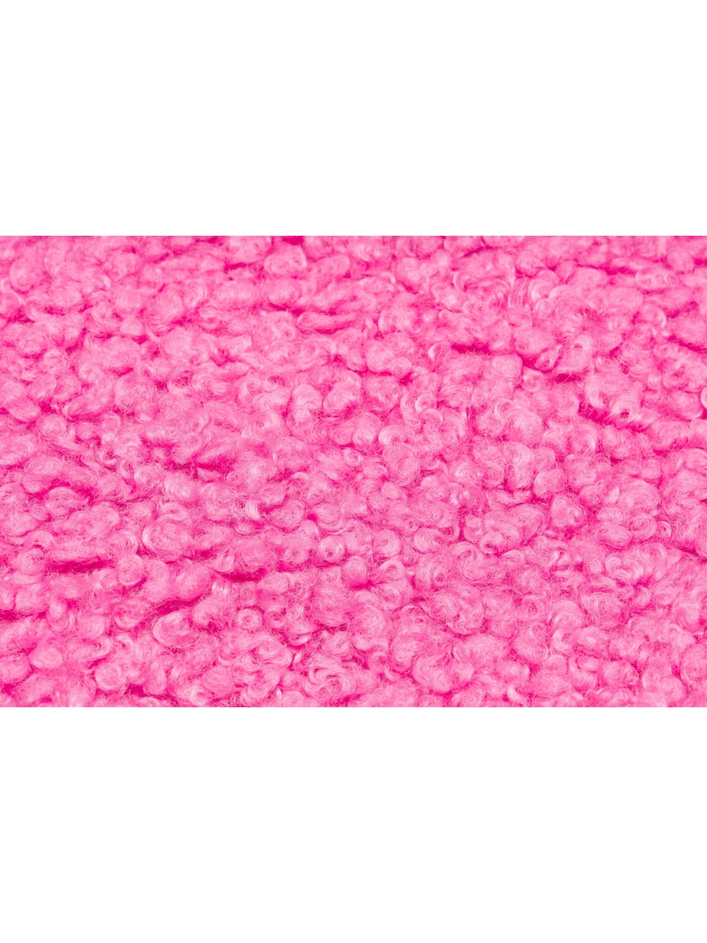 styleBREAKER Schultertasche 'Teddyfell Beuteltasche'‌‌ in Pink