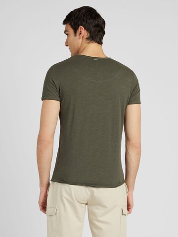 Tricou 'WATER' de la Key Largo pe verde