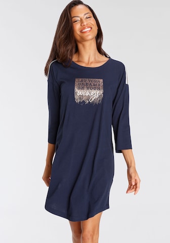 VIVANCE Nightgown 'Dreams' in Blue: front