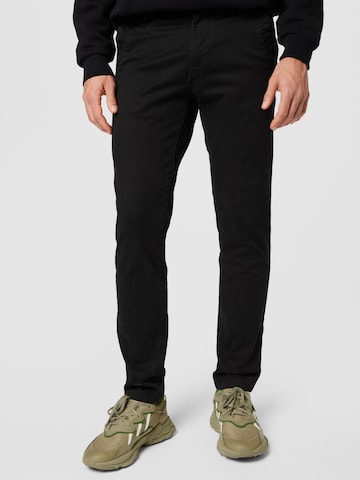 G-Star RAW Slim fit Chino trousers 'Bronson' in Black: front