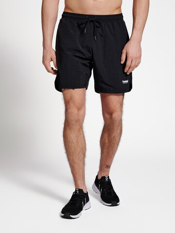 Hummel Regular Sporthose 'MARTY' in Schwarz: Vorderseite